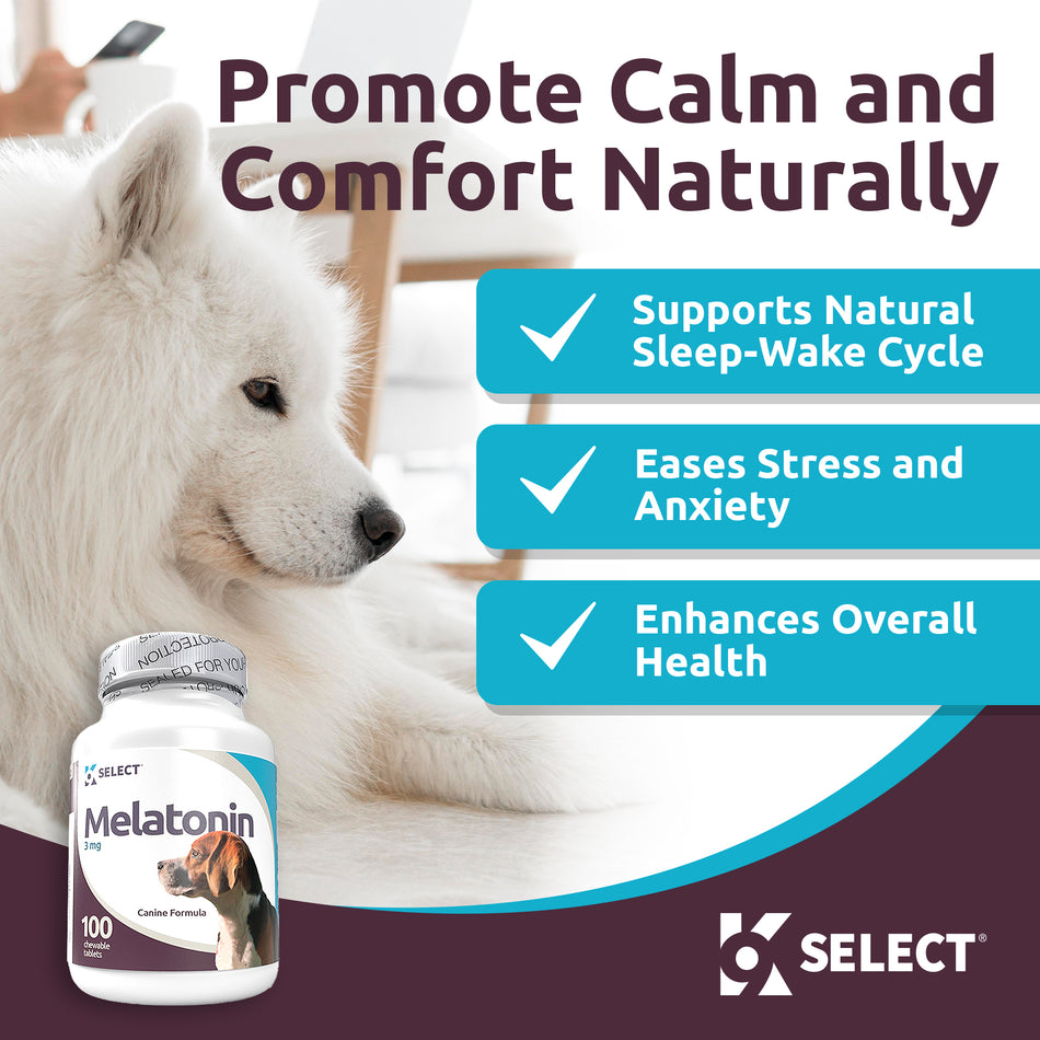 K9 Select 3mg (unflavored) Melatonin