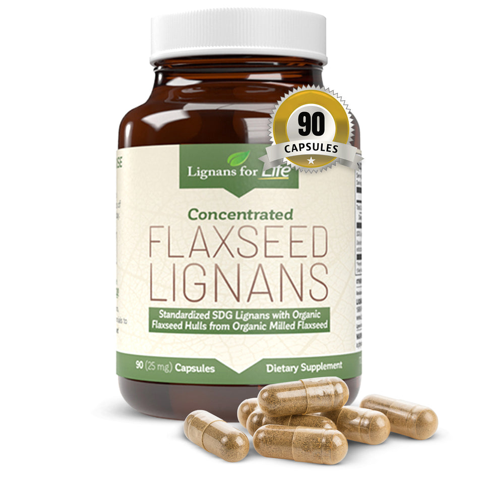 25mg SDG Lignans from Flaxseed