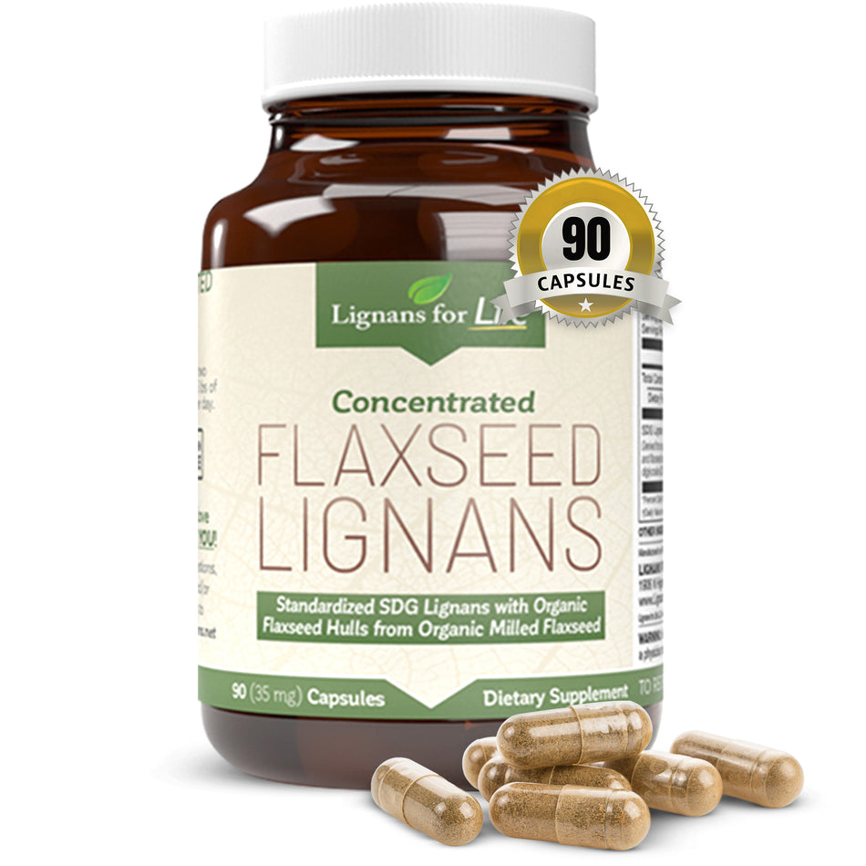 35mg SDG Lignans from Flaxseed